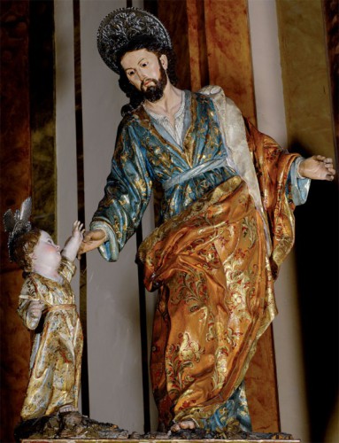 San José y el Niño Jesús (Francisco Salzillo)