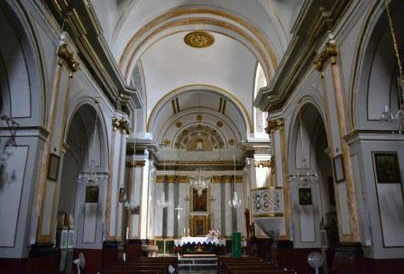 Interior de la iglesia de San José - Benigembla